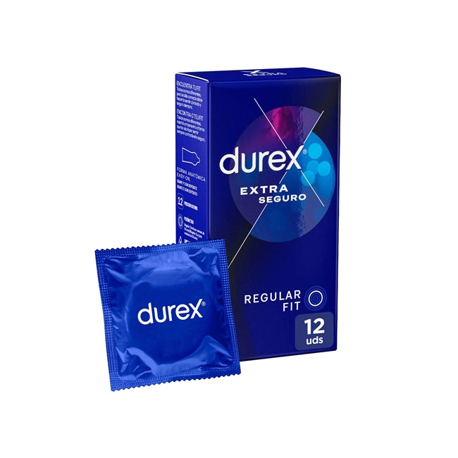 Prezervative clasice Durex Originals Extra Safe, lubrifiate si rezistente, 56 mm, 1 cutie x 12 buc 1 Prezervative clasice Durex Originals Extra Safe