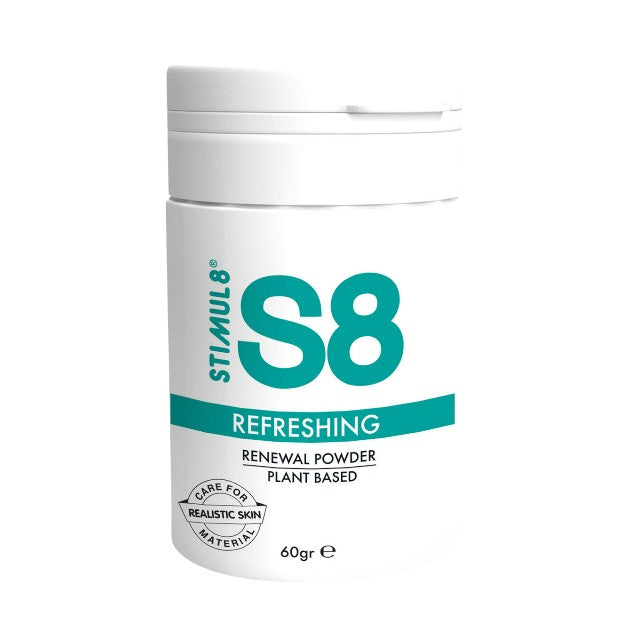 Pudra S8 - Refreshing, pentru intretinerea jucariilor sexuale,60 gr 1 Pudra S8 - Refreshing