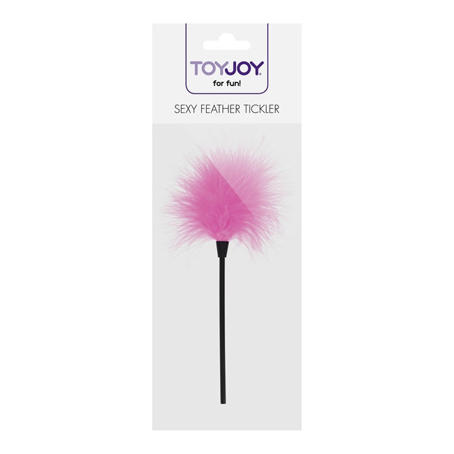 Puf de gadilat ToyJoy - Basics Sexy Feather Tickler, roz 1 Puf de gadilat ToyJoy - Basics Sexy Feather Tickler