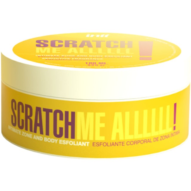 Scrub INTT Scratch Me ALLLLLL!, gel exfoliant potrivit pentru pielea sensibilă, testat dermatologic, aromă seducătoare, 100 ml 1 Scrub INTT Scratch Me ALLLLLL!