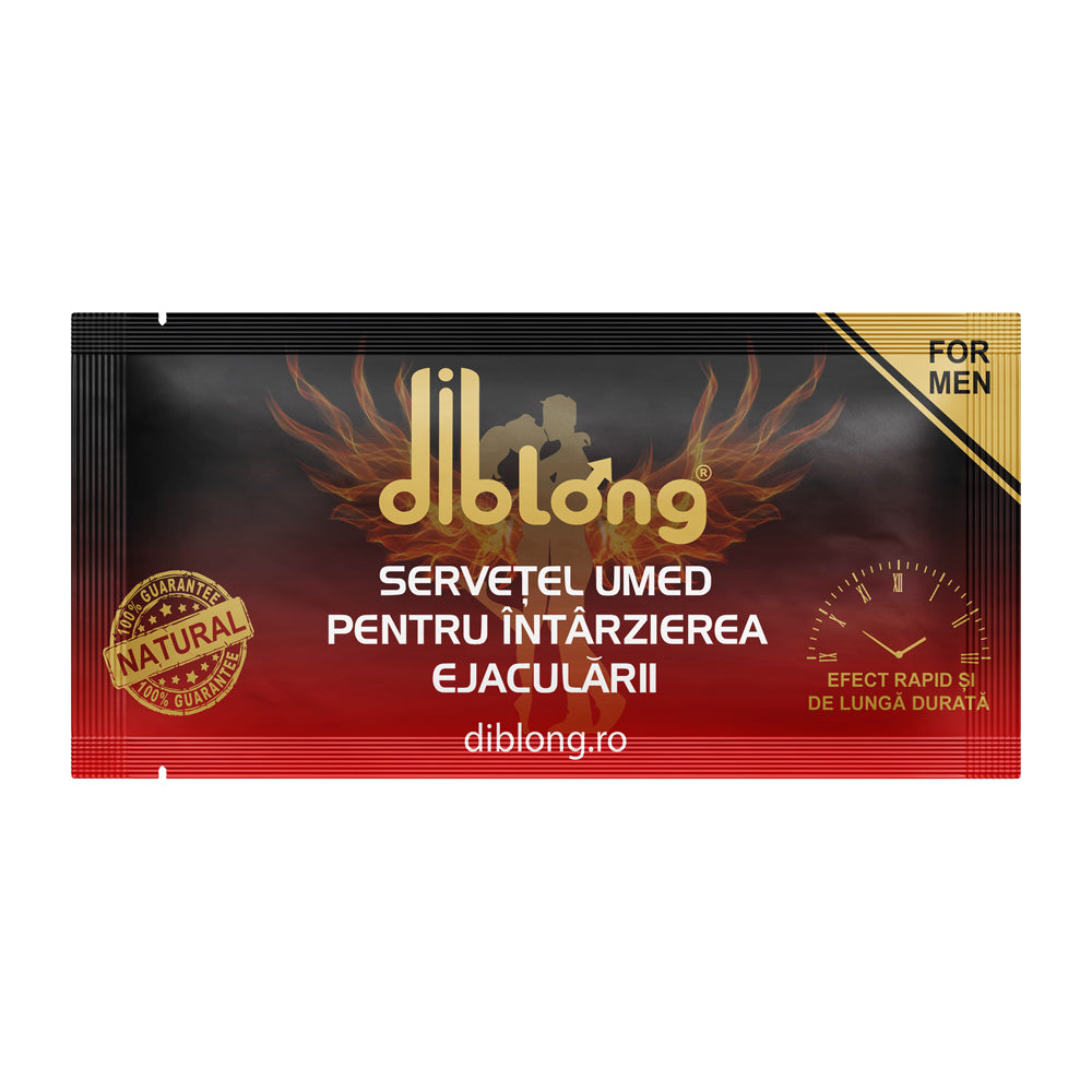 Servetel premium DIBLONG - Delay Towel, impotriva ejaculării precoce, 1 buc 1 Servetel premium DIBLONG - Delay Towel