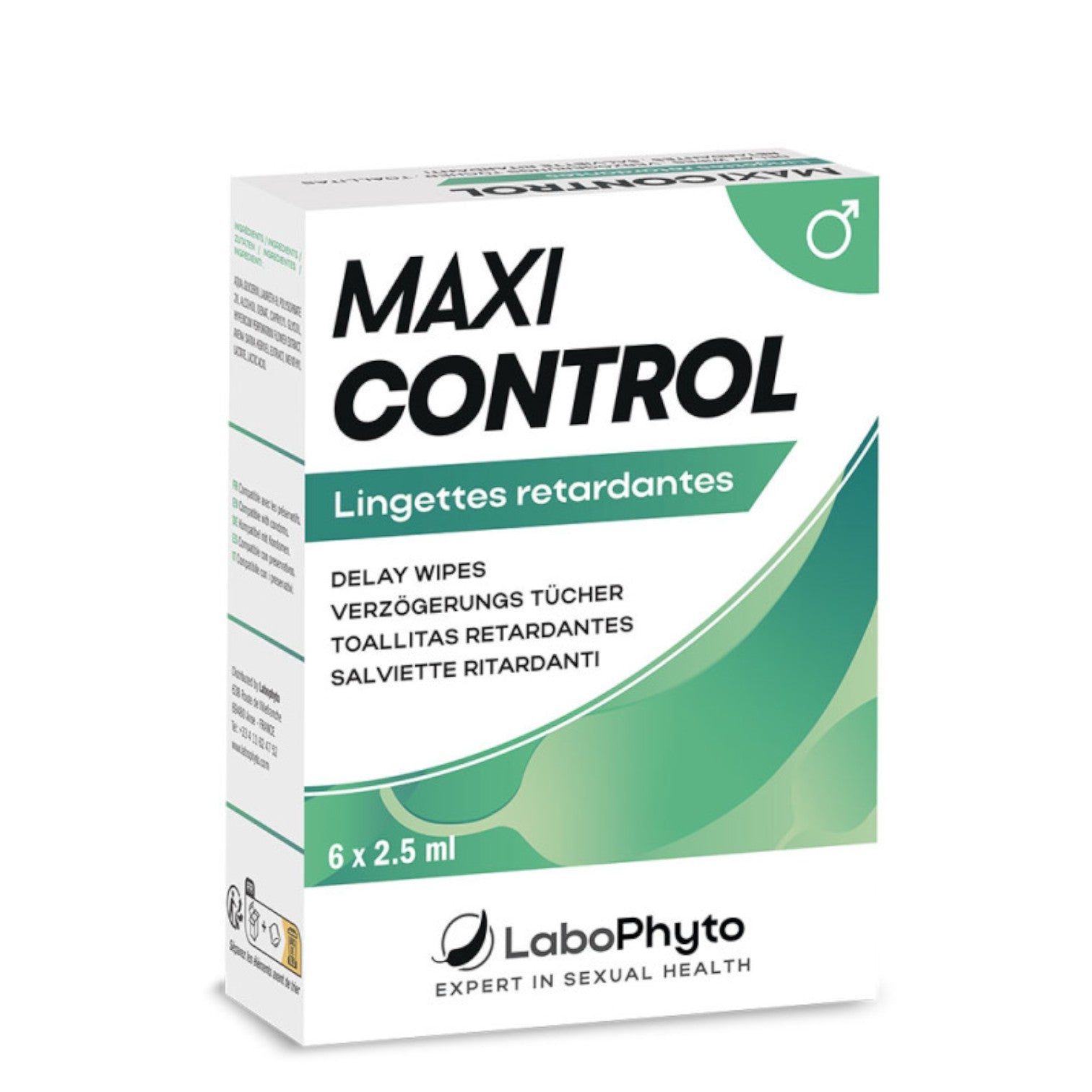 Servetele MAXI CONTROL, Labophyto, anti ejaculare precoce, 6 buc 1 Servetele MAXI CONTROL