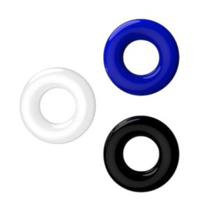 Set 3 inele pentru penis LOVING JOY Doughnut Cock Rings