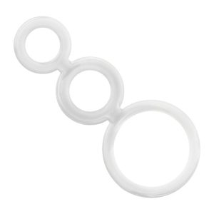 Set 3 inele pentru penis conectate ADDICTED TOYS Rings Set