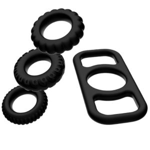 Set 4 inele pentru penis ADDICTED TOYS Cock Ring Set