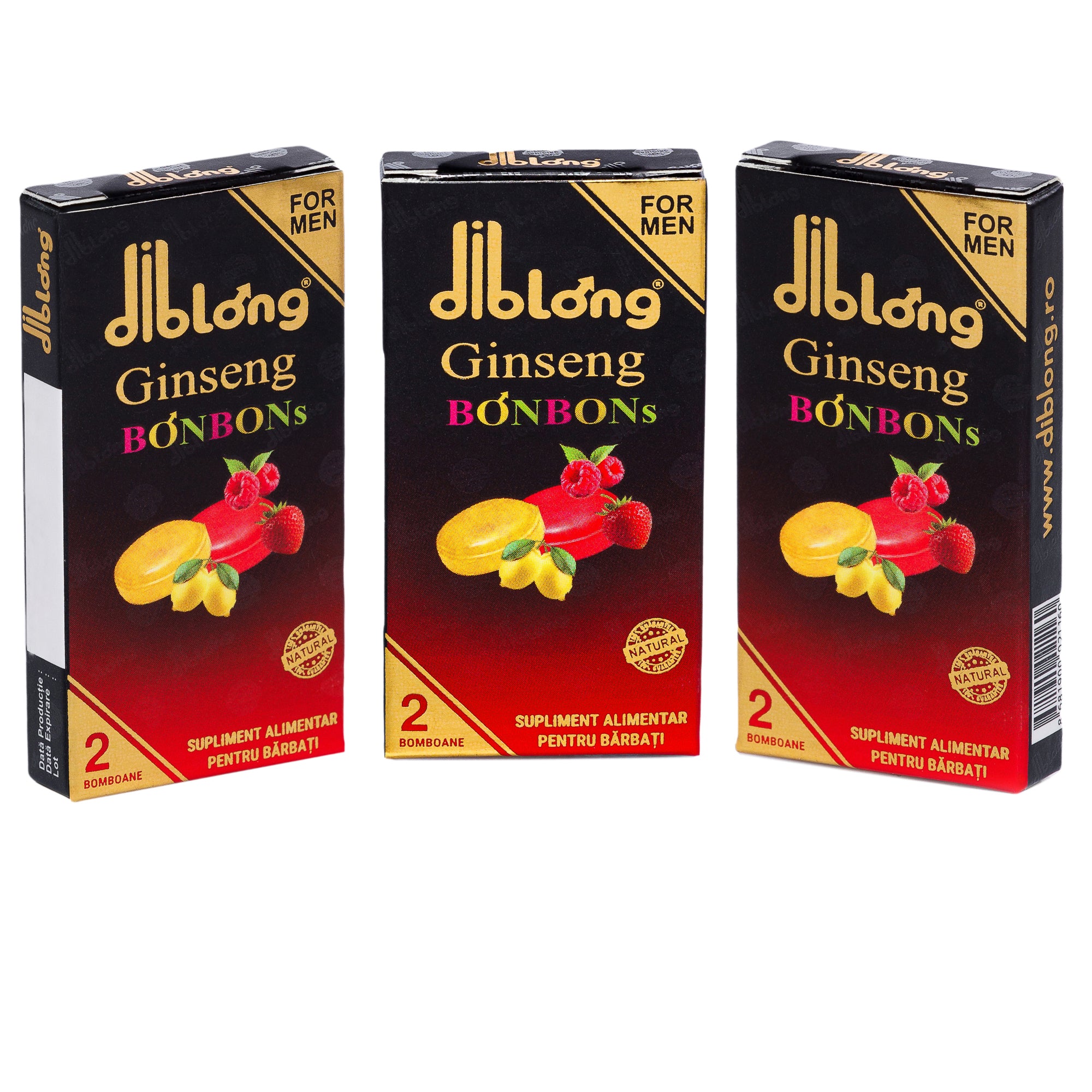 Set 6 Bomboane afrodisiace premium concentrate, DIBLONG GINSENG BONBONS for MEN, pentru potenta, erectie, impotriva ejacularii, 100% natural, 3 cutii - 6 bomboane 1 Set 6 Bomboane afrodisiace premium concentrate