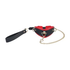 Set OUCH! Collar with Leash - Milan Collection