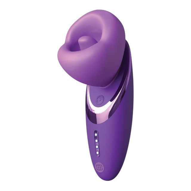 Stimulator clitoris FANTASY FOR HER Pleasure Sucker, în formă de ventuză cu limbă, 7 funcții de vibrație, 4 funcții de aspirare, mov 1 Stimulator clitoris FANTASY FOR HER Pleasure Sucker