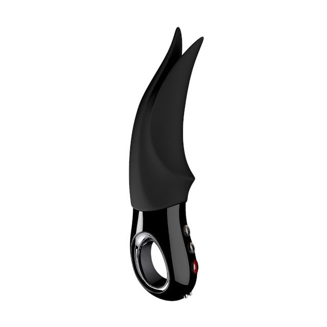 Stimulator clitoris FUN FACTORY Volta, 12 funcții de vibrație, design ergonomic cu 2 capete vibratoare, culoare negru 1 Stimulator clitoris FUN FACTORY Volta
