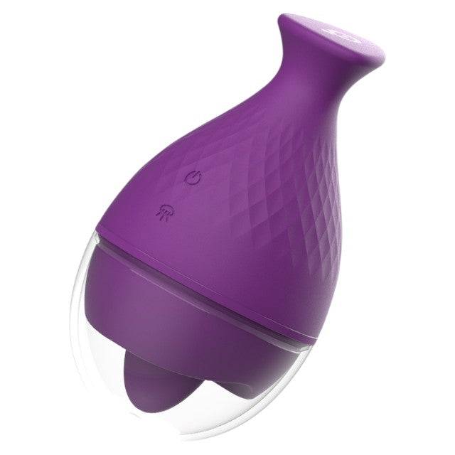Stimulator clitoris Rewolution REWOLINGO, cu funcție de simulare sex oral, 10 funcții de vibrație, rezistent la apă IPX6, culoarea mov 1 Stimulator clitoris Rewolution REWOLINGO