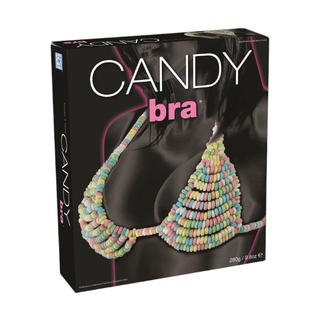 Sutien comestibil SPENCER & FLEETWOOD Candy Bra, lenjerie sexy pentru femei cu gust dulce Tutti Frutti, marime universala 1 Sutien comestibil SPENCER & FLEETWOOD Candy Bra