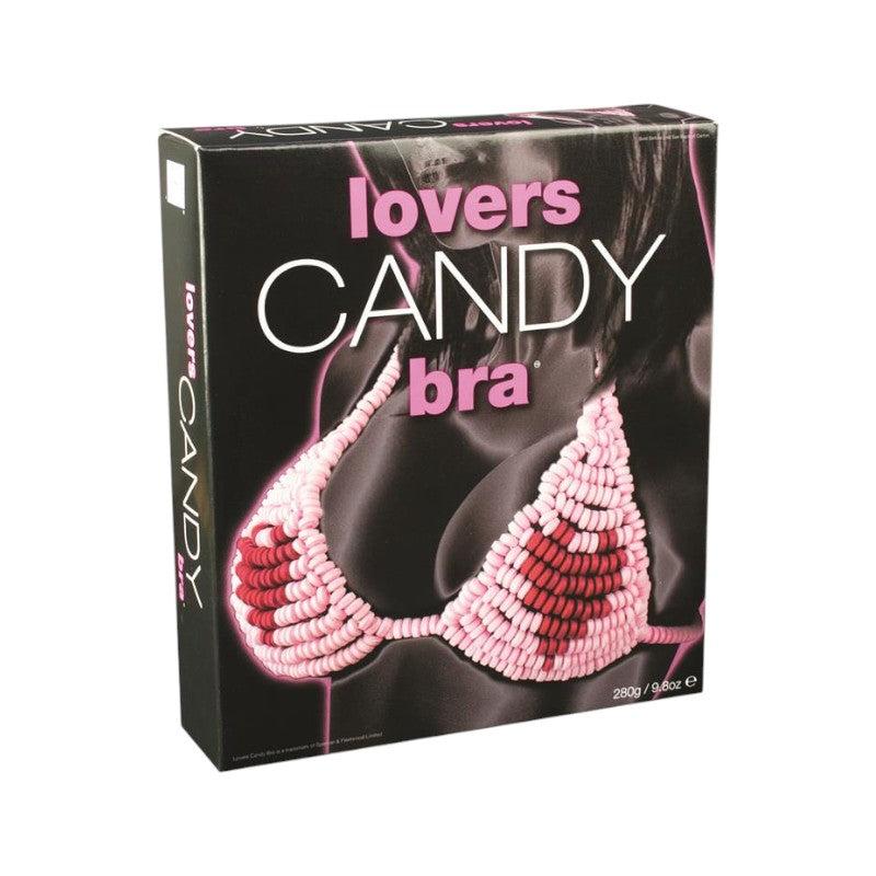 Sutien comestibil SPENCER & FLEETWOOD Lovers Candy Bra, lenjerie sexy pentru femei cu inimi, marime universala, roz și roșu 1 Sutien comestibil SPENCER & FLEETWOOD Lovers Candy Bra