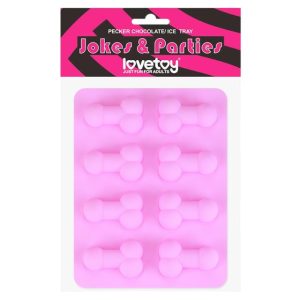 Tavă din silicon LOVETOY Pecker Chocolate/Ice Tray