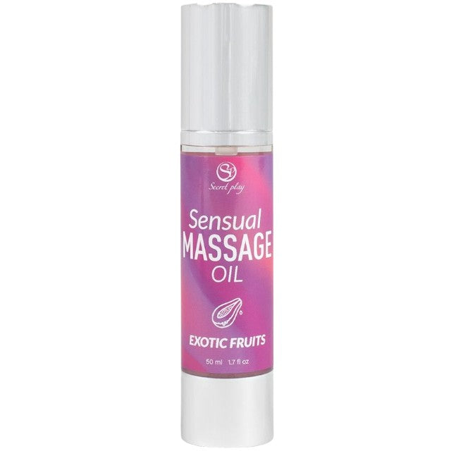 Ulei de masaj SECRETPLAY Sensual Massage Oil - Exotic Fruits, cu efect hidratant, aromă de fructe exotice, 50 ml 1 Ulei de masaj SECRETPLAY Sensual Massage Oil - Exotic Fruits