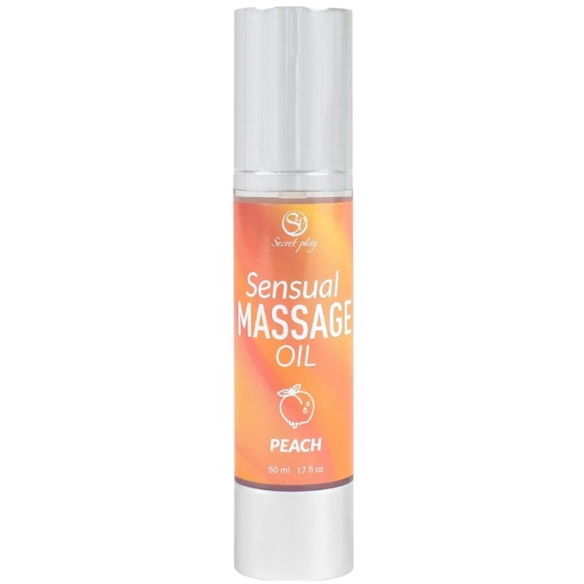 Ulei de masaj SECRETPLAY Sensual Massage Oil - Peach, cu efect hidratant, aromă de piersică, 50 ml 1 Ulei de masaj SECRETPLAY Sensual Massage Oil - Peach