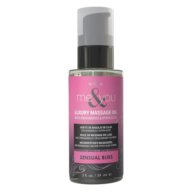 Ulei de masaj premium SENSUVA Me & You SENSUAL BLISS, ultra-glisant, îmbogățit cu feromoni, 59 ml 1 Ulei de masaj premium SENSUVA Me & You SENSUAL BLISS