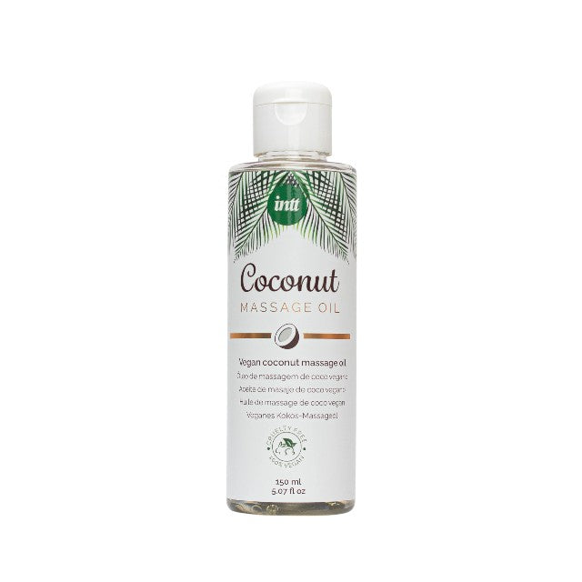 Ulei pentru masaj INTT Coconut Vegan, cu ulei de cocos, efect hidratant, pe bază de plante, 150 ml 1 Ulei pentru masaj INTT Coconut Vegan