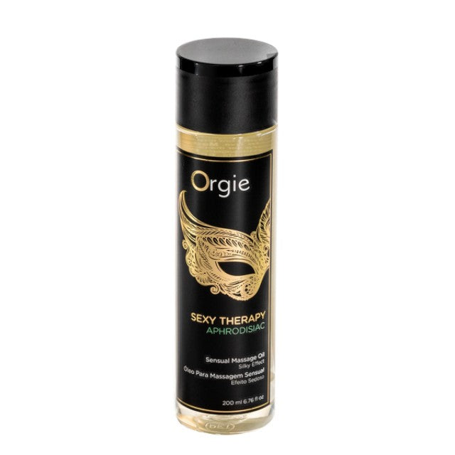 Ulei pentru masaj ORGIE Sexy Therapy Aphrodisiac, cu ulei de migdale, efect hidratant, aromă de vanilie și lemn de cedru, 200 ml 1 Ulei pentru masaj ORGIE Sexy Therapy Aphrodisiac