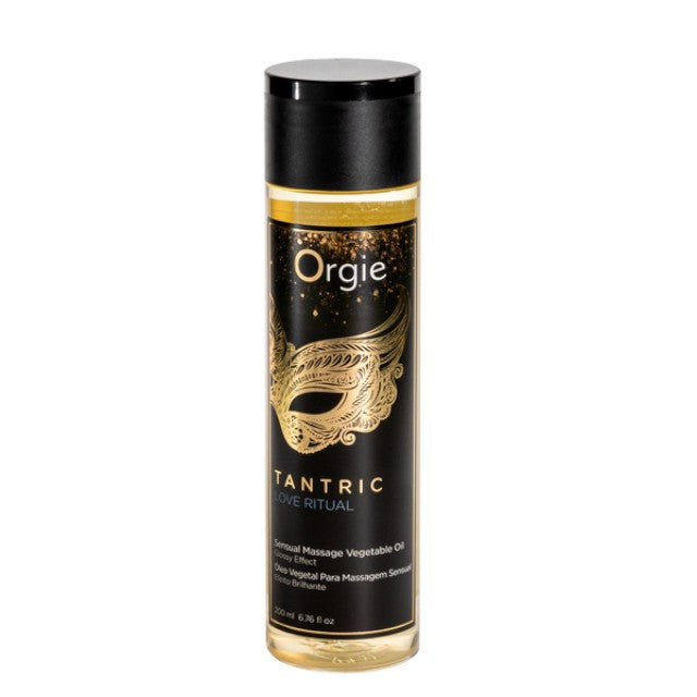 Ulei pentru masaj ORGIE Tantric Love Ritual, formulă naturală cu ulei de argan, aromă de orhidee și fructe de pădure, 200 ml 1 Ulei pentru masaj ORGIE Tantric Love Ritual