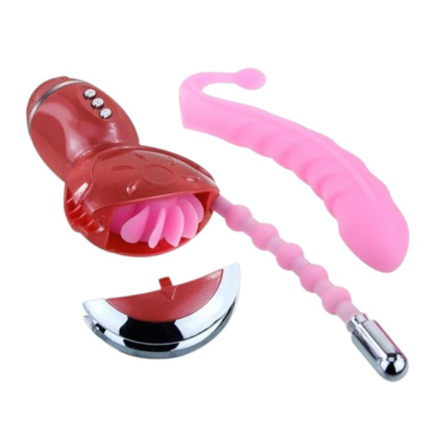 Vibrator BAILE Rolling Fun II, în formă de roată, pentru clitoris și punctul G, funcție de simulare sex oral, 6 funcții de rotație, roz 1 Vibrator BAILE Rolling Fun II