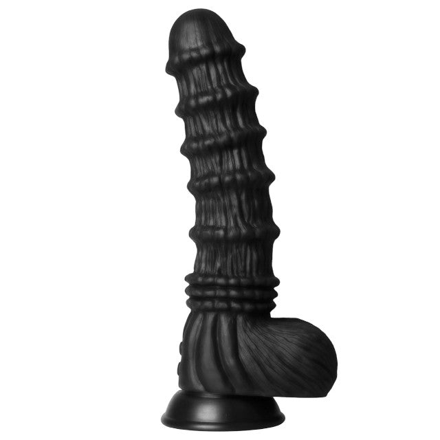 Vibrator EXTREME by Hidden Desire DRAGON Vibrating Dildo, 9 funcții de vibrație, diametru 5.5 cm, lungime 27 cm, negru 1 Vibrator EXTREME by Hidden Desire DRAGON Vibrating Dildo
