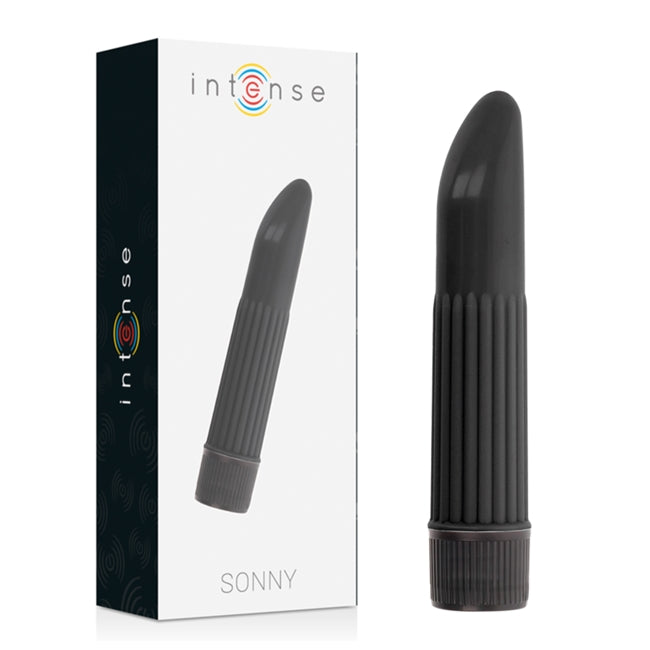 Vibrator INTENSE - SONNY, Negru, din ABS, 13,5cm 1 Vibrator INTENSE - SONNY
