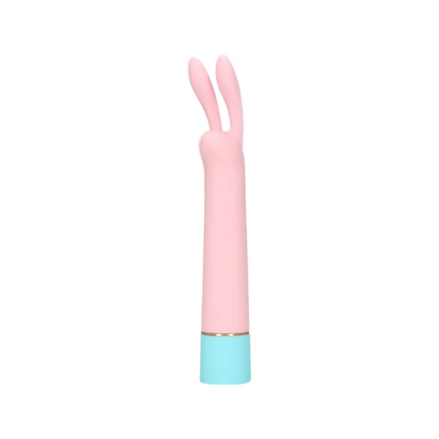 Vibrator LOVELINE Mini Rabbit Vibrator with USB Charger, cu design pentru stimulare versatilă, 10 funcții de vibrație, 17.5 cm, roz 1 Vibrator LOVELINE Mini Rabbit Vibrator with USB Charger