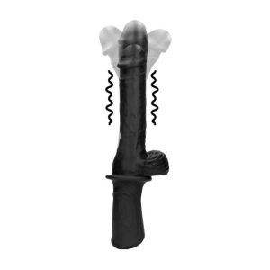 Vibrator OUCH! Handheld Vibrating and Thrusting Dildo