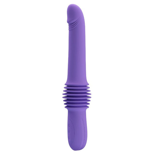 Vibrator PRETTY LOVE Pazuzu, cu 3 funcții de penetrare automată, rezistent la apă, lungime 29.2 - 36.2 cm, culoare mov 1 Vibrator PRETTY LOVE Pazuzu