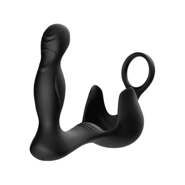 Vibrator anal și testicular ARMONY Surround, cu inel pentru penis și telecomandă, 3 funcții de rotație, 9 funcții de vibrație, negru 1 Vibrator anal și testicular ARMONY Surround