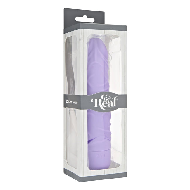 Vibrator clasic Toy Joy - Get Real, 7 moduri de vibrare, mov, 20.1 cm 1 Vibrator clasic Toy Joy - Get Real