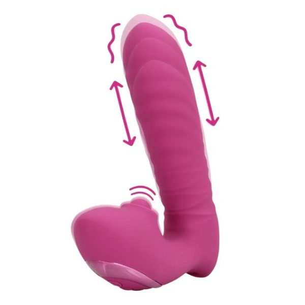 Vibrator dublu LOVELINE Thrusting and Tapping
