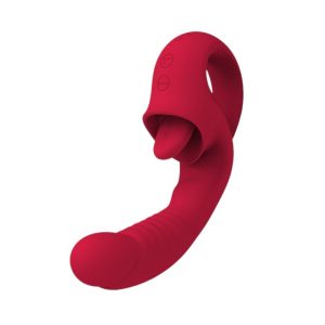 Vibrator dublu ROUGE VELVET Serena