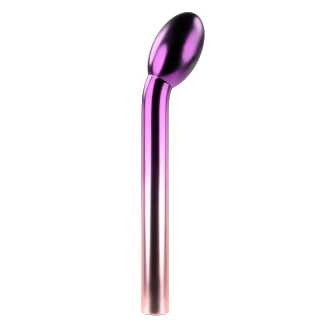 Vibrator pentru punctul G PLAYBOY Afternoon Delight, 7 funcții de vibrație, rezistent la apă, lungime 21 cm, mov și roz cromat 1 Vibrator pentru punctul G PLAYBOY Afternoon Delight