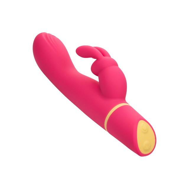Vibrator rabbit CALEXOTICS Love Bunny - Vibrating G Bunny, pentru stimularea clitorisului și punctului G, 100+ combinații de senzații, rezistent la apă IPX7, roz 1 Vibrator rabbit CALEXOTICS Love Bunny - Vibrating G Bunny