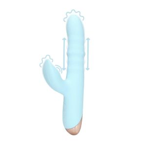 Vibrator rabbit LOVELINE Pulse Wave and Up-and-Down Moving Ring