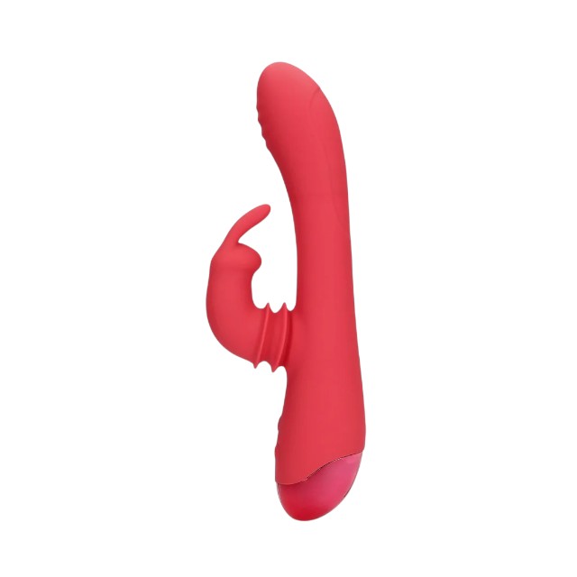 Vibrator rabbit LOVELINE Swinging Rabbit G-Spot Vibrator, cu funcție de mișcare laterală, 20 funcții de vibrație, roșu 1 Vibrator rabbit LOVELINE Swinging Rabbit G-Spot Vibrator