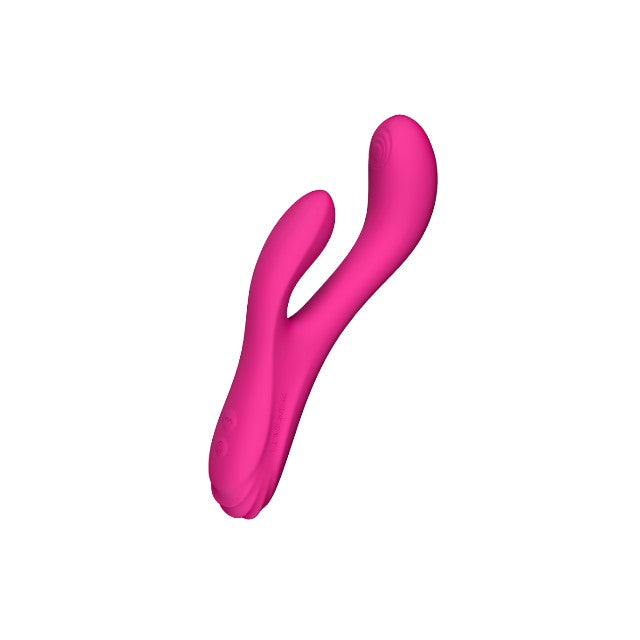 Vibrator rabbit LOVENSE Osci 3, cu stimulator dublu, control prin aplicație, funcție de încălzire, funcții de vibrație nelimitate, roz 1 Vibrator rabbit LOVENSE Osci 3
