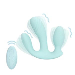 Vibrator triplu LOVELINE Three-In-One Liquid Silicone Vibrator