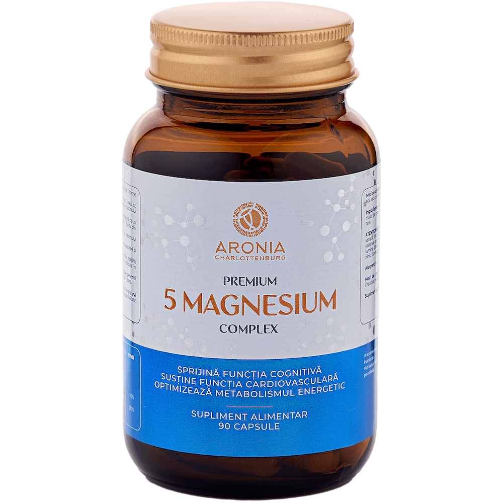 Premium 5 Magnesium Complex — 5 forme de magneziu cu absorbție și beneficii sporite pentru organism 1 Premium 5 Magnesium Complex — 5 forme de magneziu cu absorbție și beneficii sporite pentru organism